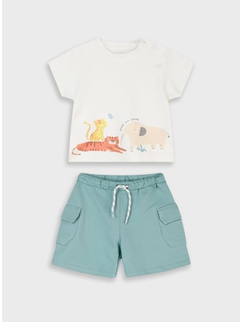 σετ μπλούζα με βερμούδα για βρεφικό αγόρι (3 – 18 σε προσφορά