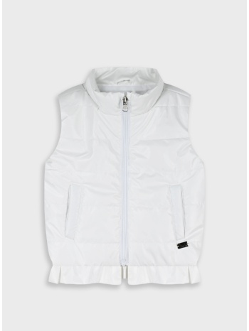 μπουφάν γιλέκο - λευκό 15-226315-1