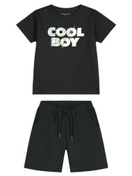 σετ με τύπωμα - μαυρο ...