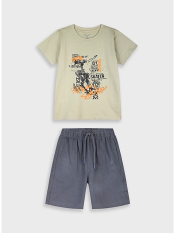 σετ με τύπωμα - ανθρακι 13-226016-0