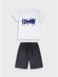 σετ με τύπωμα - μαυρο ...