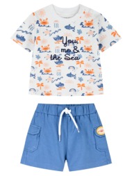 σετ μπλούζα με σορτς - ρουά 11-226477-0