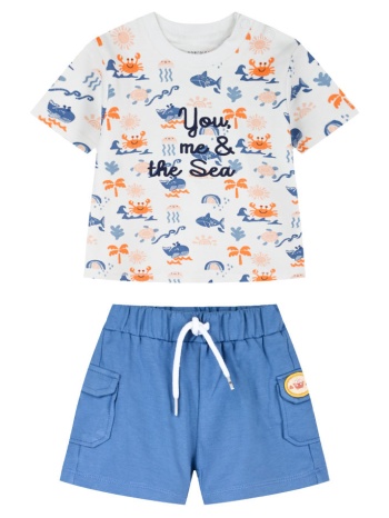 σετ μπλούζα με σορτς - ρουά 11-226477-0
