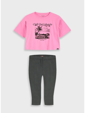 σετ μπλούζα με κολάν - μαυρο 16-226268-0