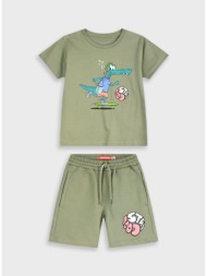 σετ με τύπωμα - χακι 12-226150-0