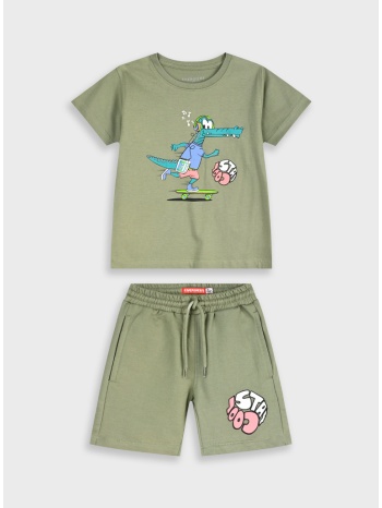 σετ με τύπωμα - χακι 12-226150-0