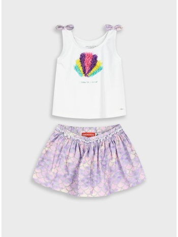 σετ μπλούζα με φούστα - εμπριμε 15-226373-0