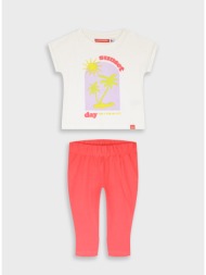 σετ μπλούζα με κολάν - γλυκο κοραλλι 15-226342-0