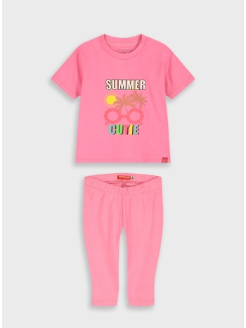 σετ μπλούζα με κολάν - τριανταφυλλι 15-226381-0