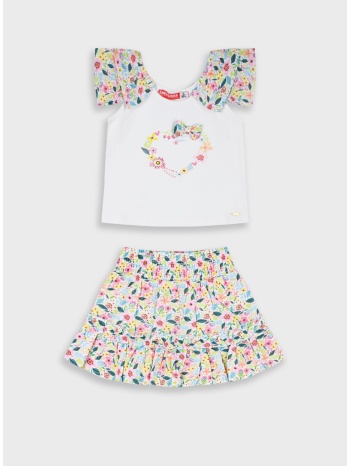 σετ μπλούζα με φούστα - φλοραλ 15-226303-0