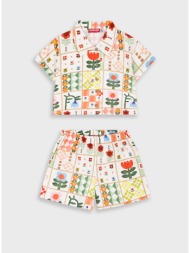 σετ πουκάμισο με σορτς - εμπριμε 15-226302-0