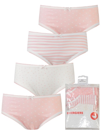 σετ 4 τμχ κυλοτάκια - ροζ 39-5482