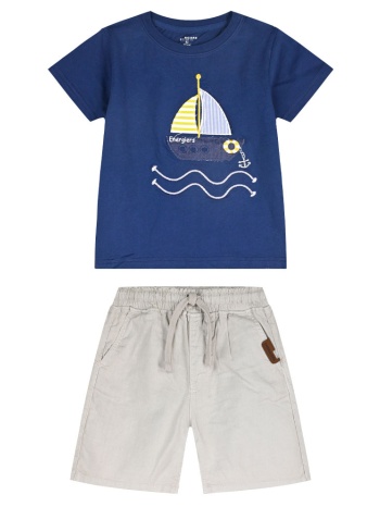 σετ με απλικέ - μπεζ 12-226104-0