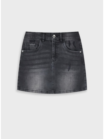 τζην φούστα - μαυρο τζην 16-226205-3