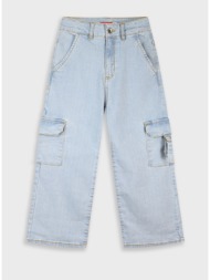 τζην wide leg - μπλε ...