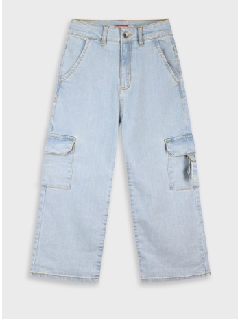 τζην wide leg - μπλε τζην 16-226203-2