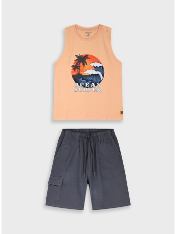 σετ με τύπωμα - ανθρακι 13-226090-0