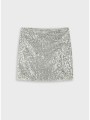 φούστα - ασημι 46-226270-3