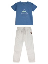 σετ με απλικέ - μπεζ 12-226106-0