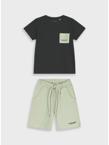 σετ με τύπωμα - μπεζ 13-226059-0