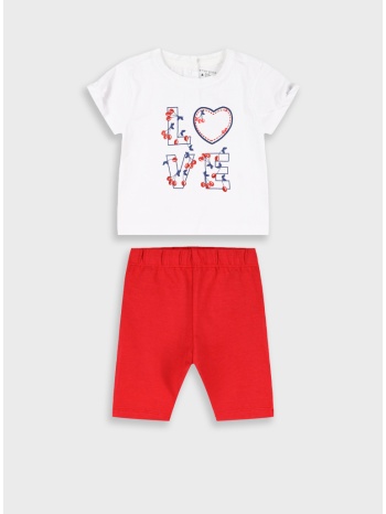 σετ μπλούζα με κολάν - κοκκινο 14-226411-0