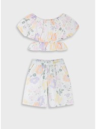 σετ τοπ με σορτς - φλοραλ 16-226204-0