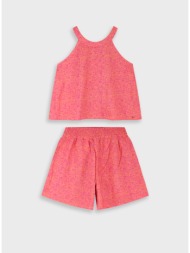 σετ τοπ με σορτς - φουξ 16-226211-0