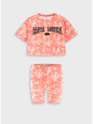 σετ μπλούζα με κολάν - γλυκο κοραλλι 16-226281-0