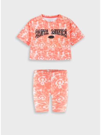 σετ μπλούζα με κολάν - γλυκο κοραλλι 16-226281-0