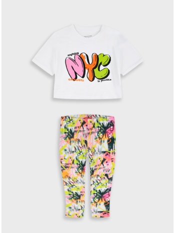 σετ μπλούζα με κολάν - εμπριμε 16-226272-0