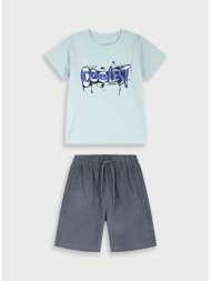 σετ με τύπωμα - ανθρακι 13-226015-0