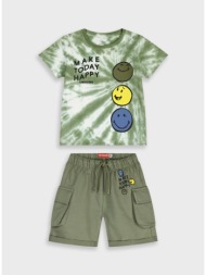 σετ με τύπωμα - χακι 12-226151-0