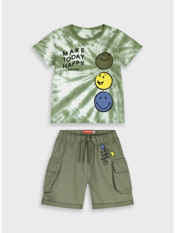 σετ με τύπωμα - χακι 12-226151-0