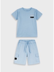 σετ με τύπωμα - σκονισμενο σιελ 13-226044-0