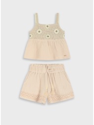 σετ τοπ με σορτς - αμμος 15-226310-0