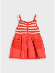 πλεκτό φόρεμα - κοκκινο 14-226415-7