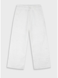 παντελόνι wide fit - εκρού 16-226209-2