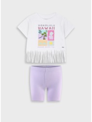 σετ μπλούζα με κολάν - λιλα 15-226382-0
