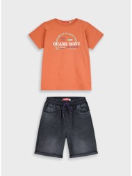 σετ με τύπωμα - μαυρο τζην 13-226001-0