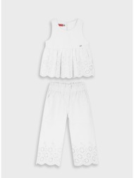 σετ μπλούζα με παντελόνα - λευκό 15-226320-0