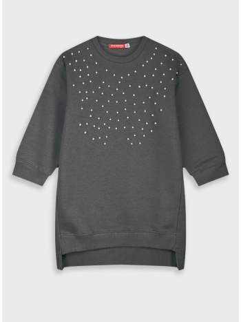 φούτερ φόρεμα - μαυρο 16-125243-7 