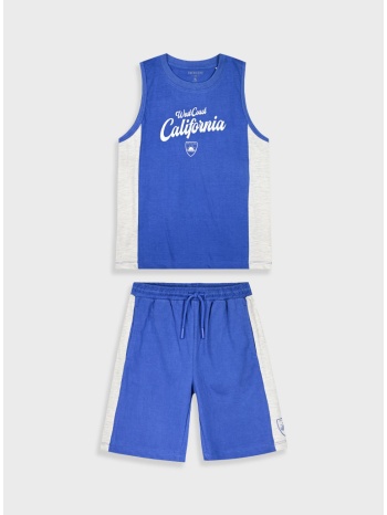 σετ με τύπωμα για αγόρι - μπλε 13-225090-0  σε προσφορά