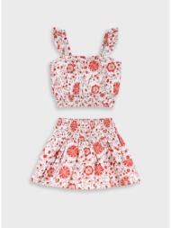 σετ τοπ με φούστα - εμπριμε 15-226306-0