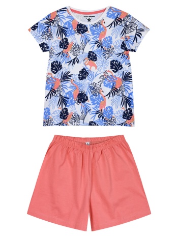 παιδική πιτζάμα 2 τεμάχια για κορίτσι - flamingo pink