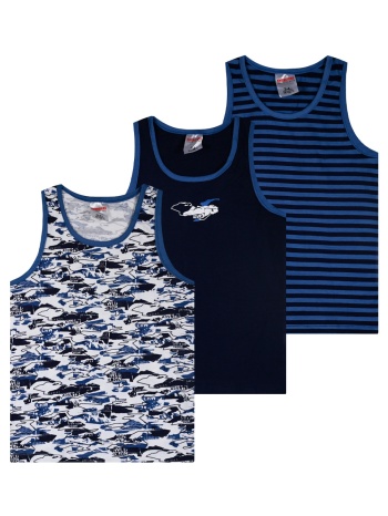 φανελάκια αμάνικα για αγόρι (σετ 3 τμχ) - μαρεν 39-2483