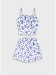 σετ τοπ με σορτς - φλοραλ 16-226241-0