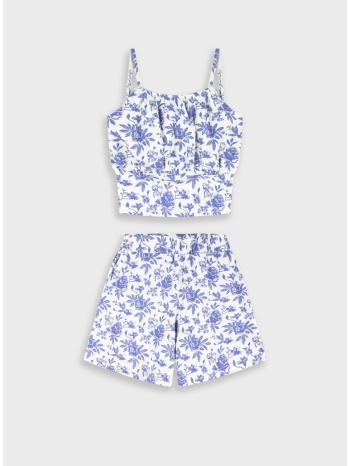 σετ τοπ με σορτς - φλοραλ 16-226241-0