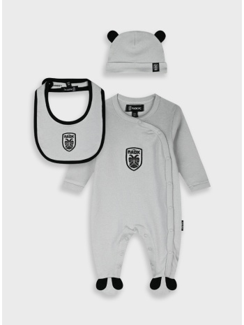 σετ 3τμχ paok fc - ανοιχτο γκρι 400-541-0 