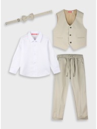 κοστούμι - μπεζ 42-226199-0