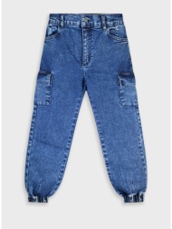 τζην παντελόνι cargo - dark blue denim 15-125301-2